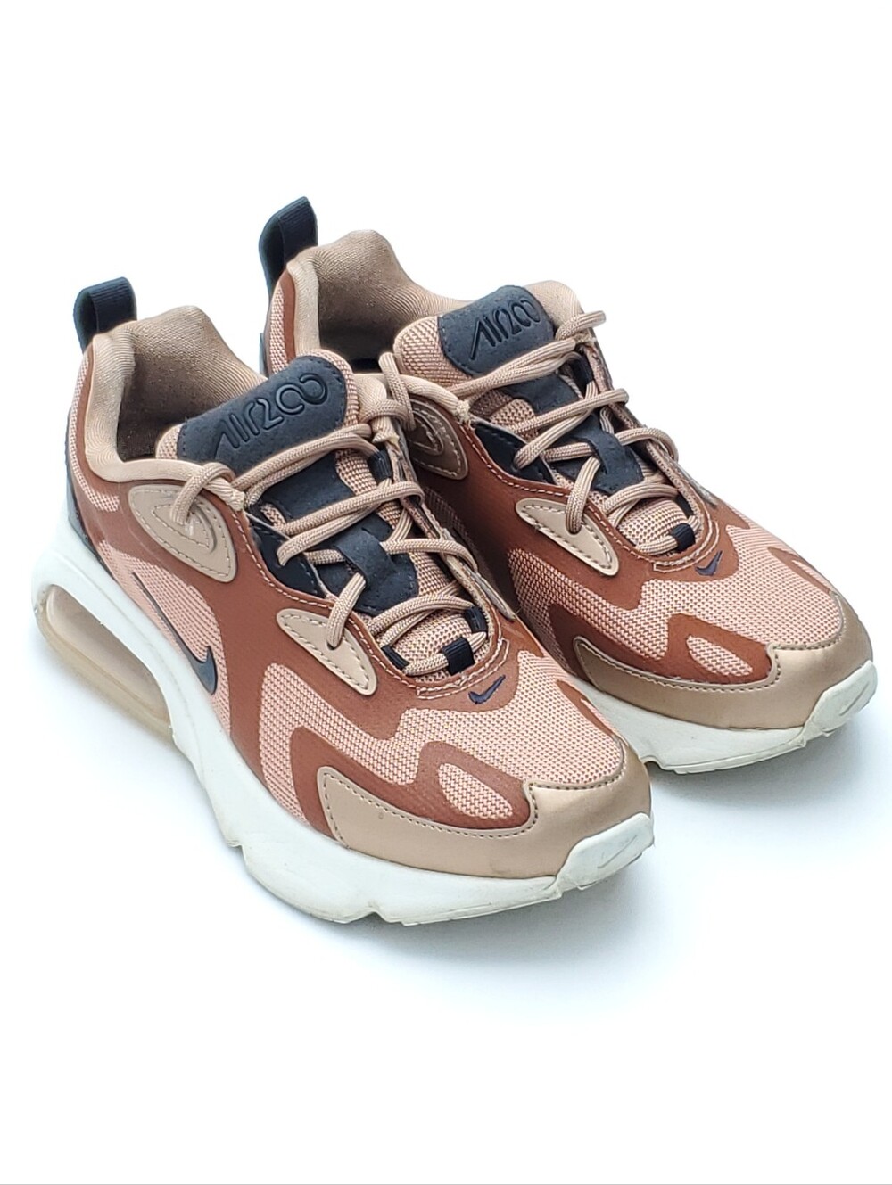 Nike Air Max 200 Metallic Red Bronze Holiday Sparkle Athletic Sneaker Shoes Sz 5